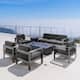 Option Grey + Dark Grey + Dark Grey Fire Pit