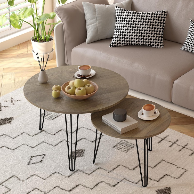 Set of 2 Coffee Table Dining Table Office Table Sofa Table