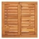 preview thumbnail 7 of 46, vidaXL 5 Piece Patio Bar Set Gray Solid Wood Acacia and Poly Rattan - 23.6" x 23.6" x 41.3"