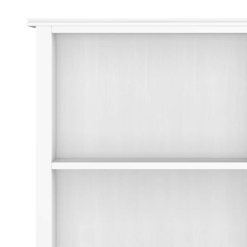 WYNDENHALL Stratford SOLID WOOD 72x26 inch Contemporary 5 Shelf Bookcase - 14"d x 26" w x 72"h