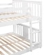 preview thumbnail 23 of 22, Full Over Full Bunk Bed with Slide, Ladder & Guardrails - Solid Wood