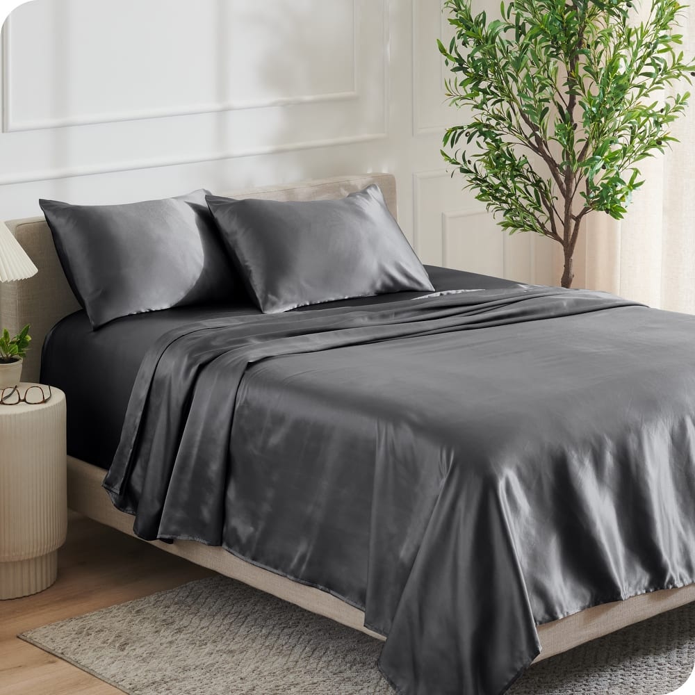 Bare Home Poly Satin Sheet Set