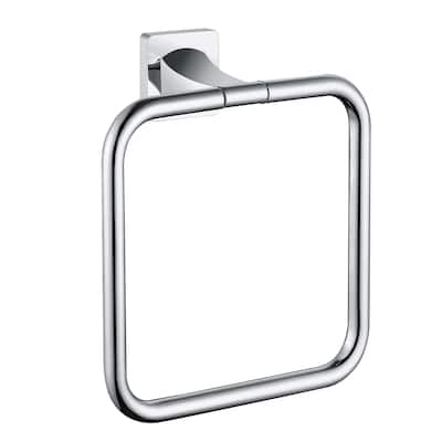 Wall Mounted 7in Towel Ring Rustproof Hand Towel Holder