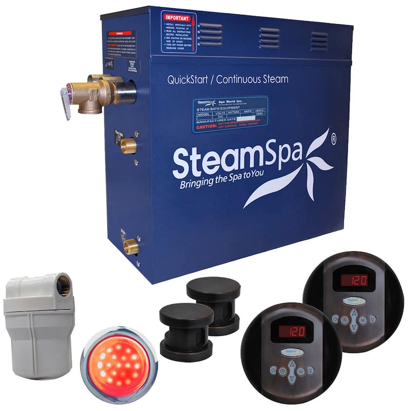 SteamSpa Royal 10.5 kW Steam Generator Package - Oil Rubbed Bronze
