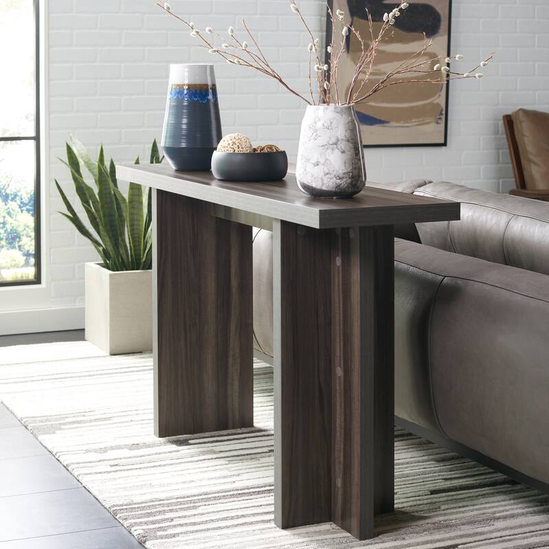 SAFAVIEH Thora Large Console Table - 52" W x 14" D x 30" H - 52Wx14Dx30H