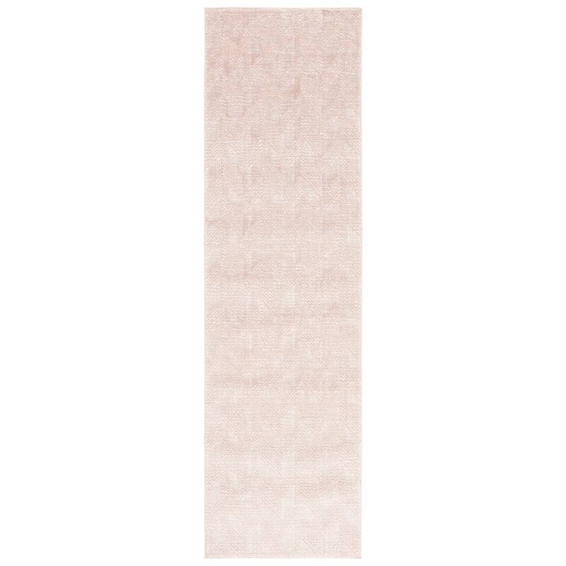 SAFAVIEH Revive Moiriosa Transitional Rug - 2'3" x 8' Runner - Pink/Ivory