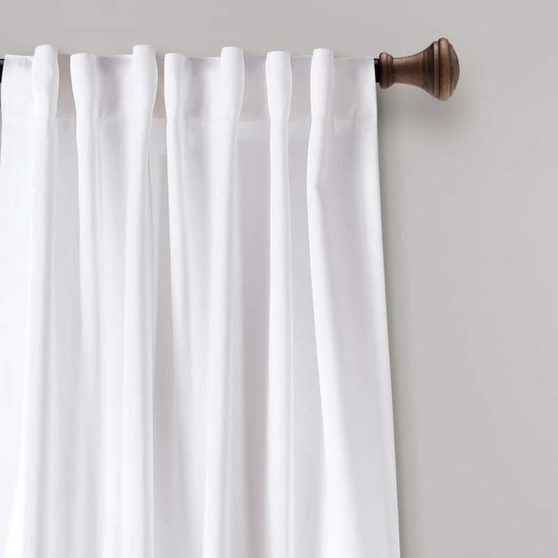 The Curated Nomad Luminet Flora Room Darkening Window Curtain Panel Pair