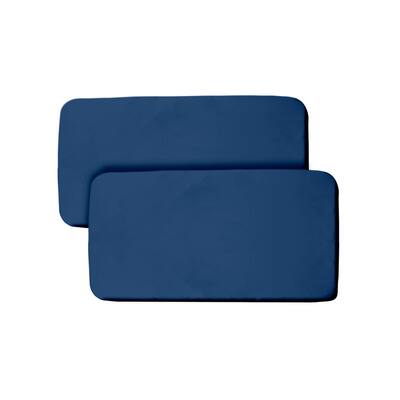 BreathableBaby All-in-One Fitted Sheet & Waterproof Cover for 33" x 15" Bassinet Mattress (2-Pack)