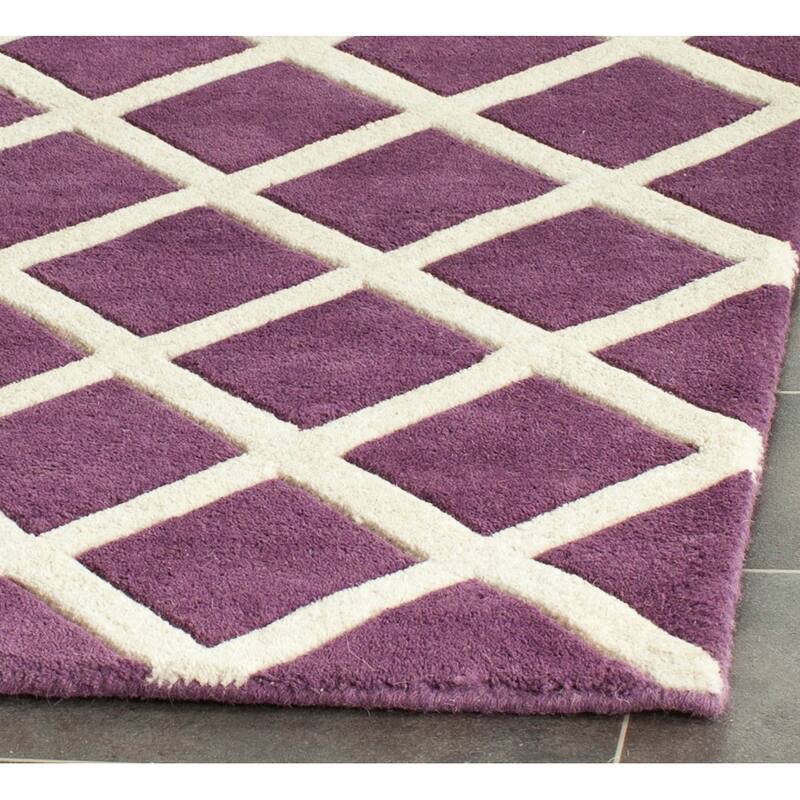 SAFAVIEH Handmade Chatham Retha Modern Moroccan Wool Rug