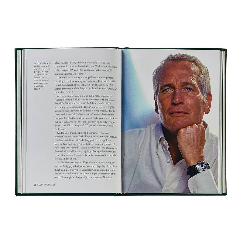 Graphic Image Little Book of Rolex Coffee Table Book, Leather, Emerald