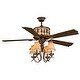 preview thumbnail 4 of 9, Vaxcel Lighting Yosemite 56" 5 Blade Indoor Ceiling Fan - Remote
