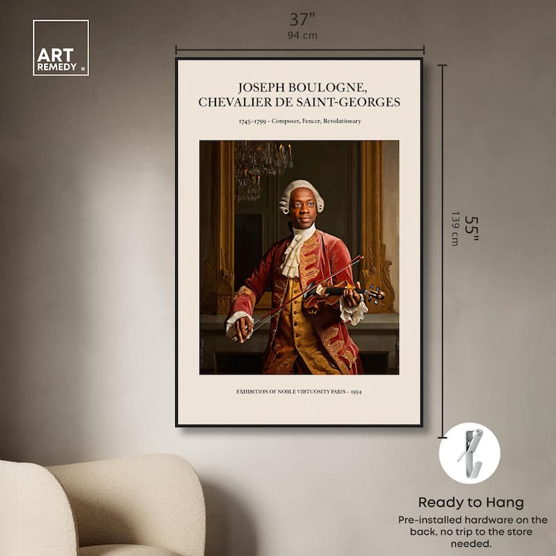 Noble Virtuosity Canvas by Art Remedy