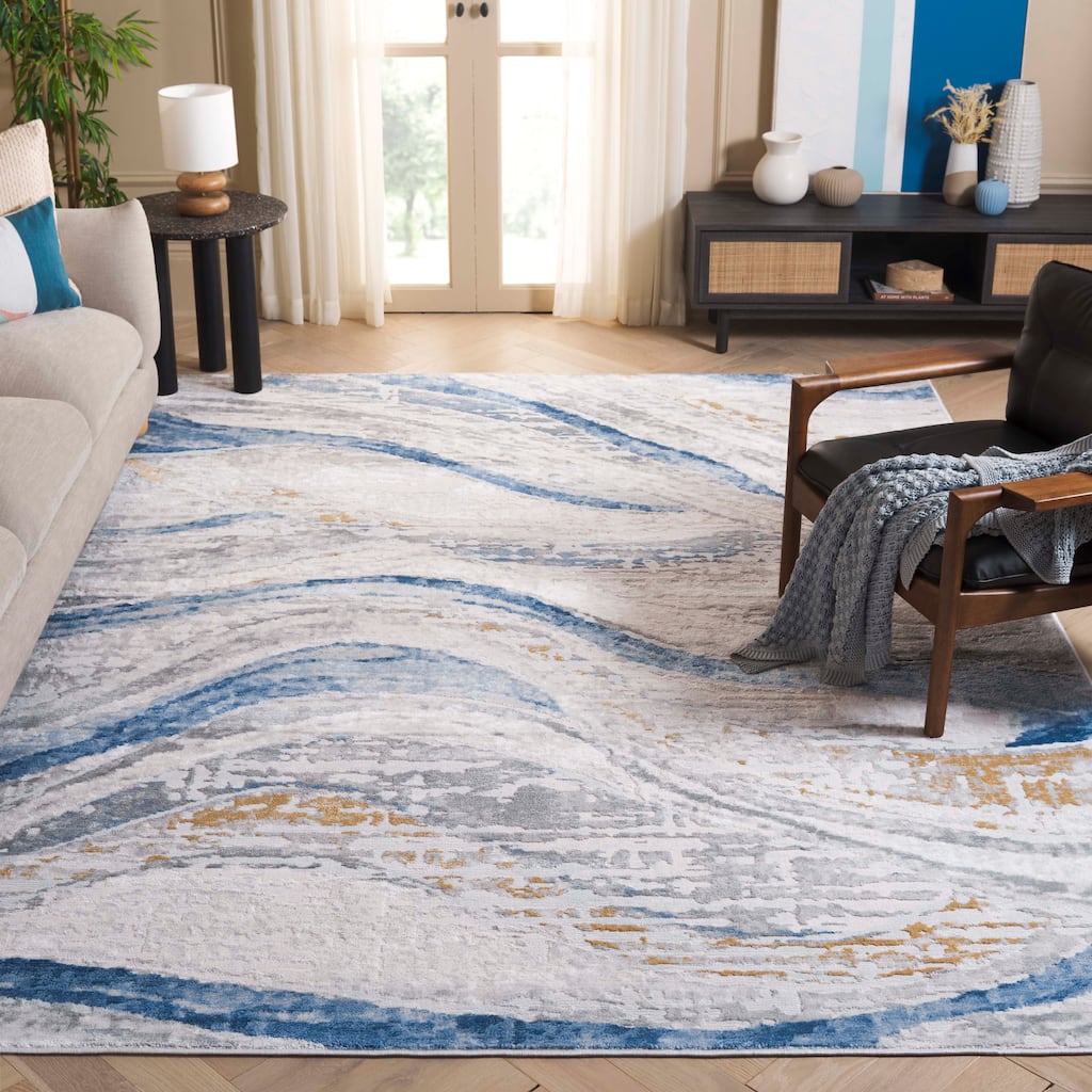 SAFAVIEH Palma Hellen Modern Abstract Rug