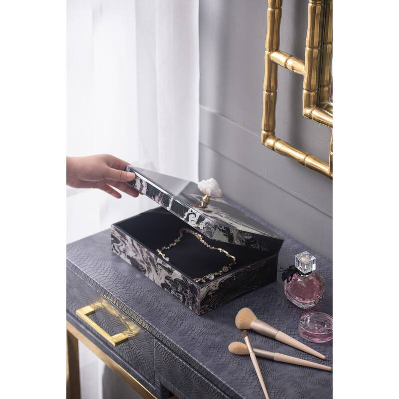 Jewelry Box, Stackable Decorative Storage Boxes With Lids