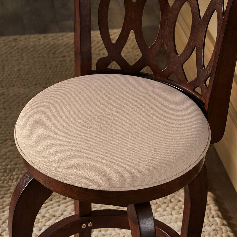Verona Swivel 24-inch Counter Height Stool by iNSPIRE Q Classic