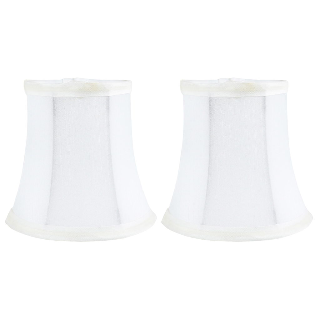 Meriville Faux Silk Clip On Chandelier Lamp Shades, 3.5-inch by 5-inch by 4.75-inch
