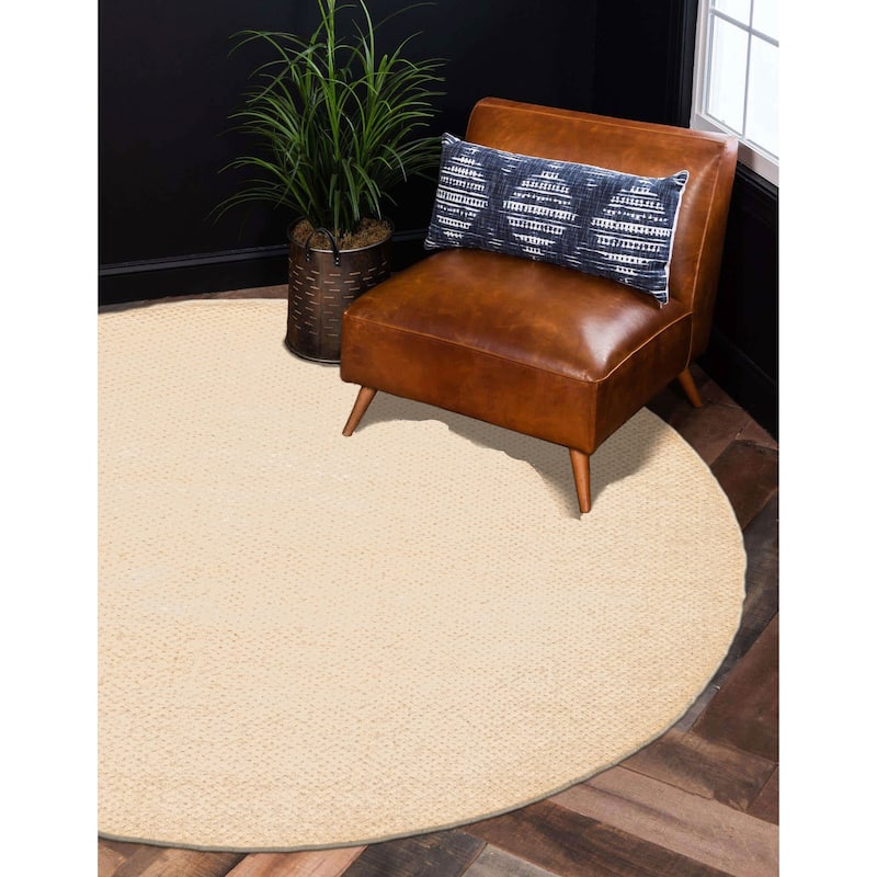 Kashkuli Gabbeh Beige Rug 5'4" x 5'4" - 5'4 x 5'4