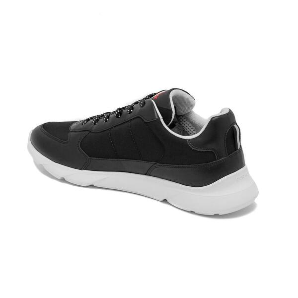 Shop Dior Homme Men S Leather Canvas Bee Runner Shoes Black Overstock 28043649
