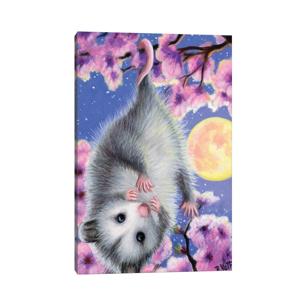 iCanvas "Blossom Possum" by Bridget Voth Canvas Print