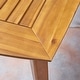 preview thumbnail 4 of 15, Llano Outdoor 7-piece Acacia Dining Set by Christopher Knight Home