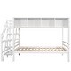 preview thumbnail 6 of 7, MDF Twin over Full Bunk Bed with Staircase and Built-in Storage Cabinets,Storage Staircase