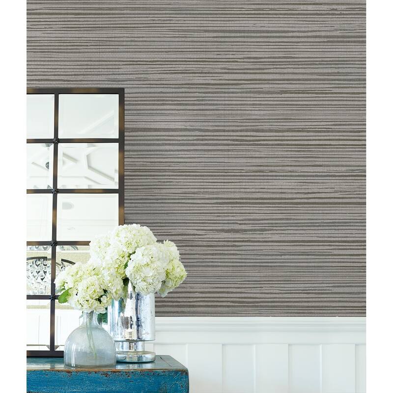 Seabrook Designs Hillside Stringcloth Unpasted Wallpaper