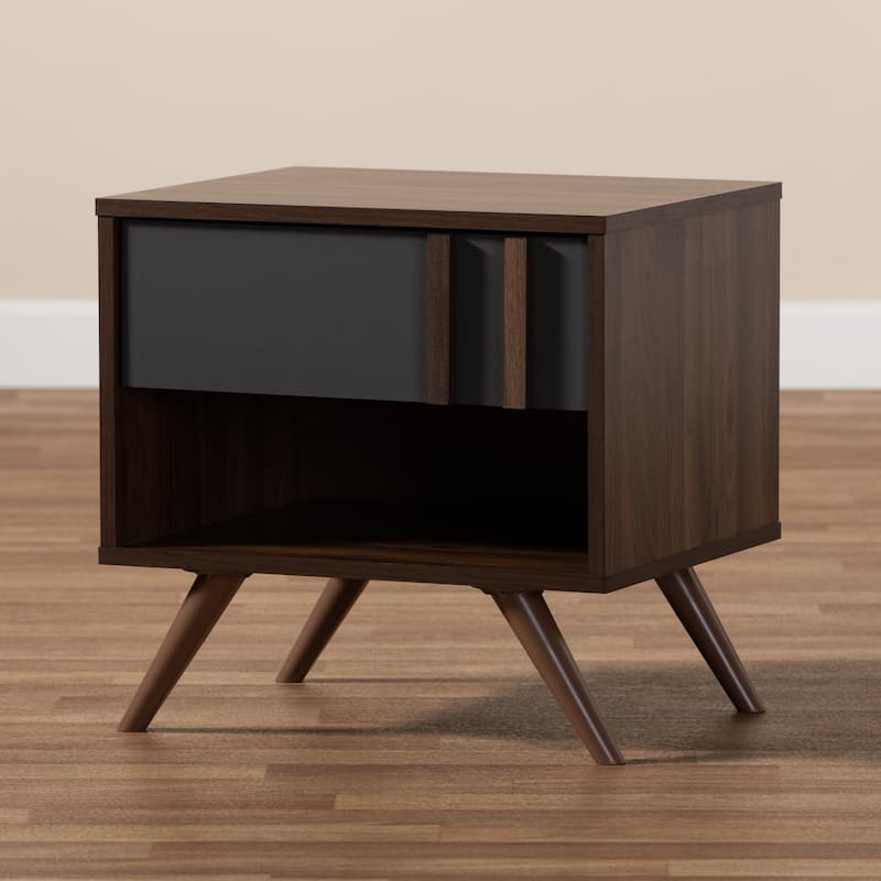 Naoki Modern and Contemporary 1-Drawer Nightstand