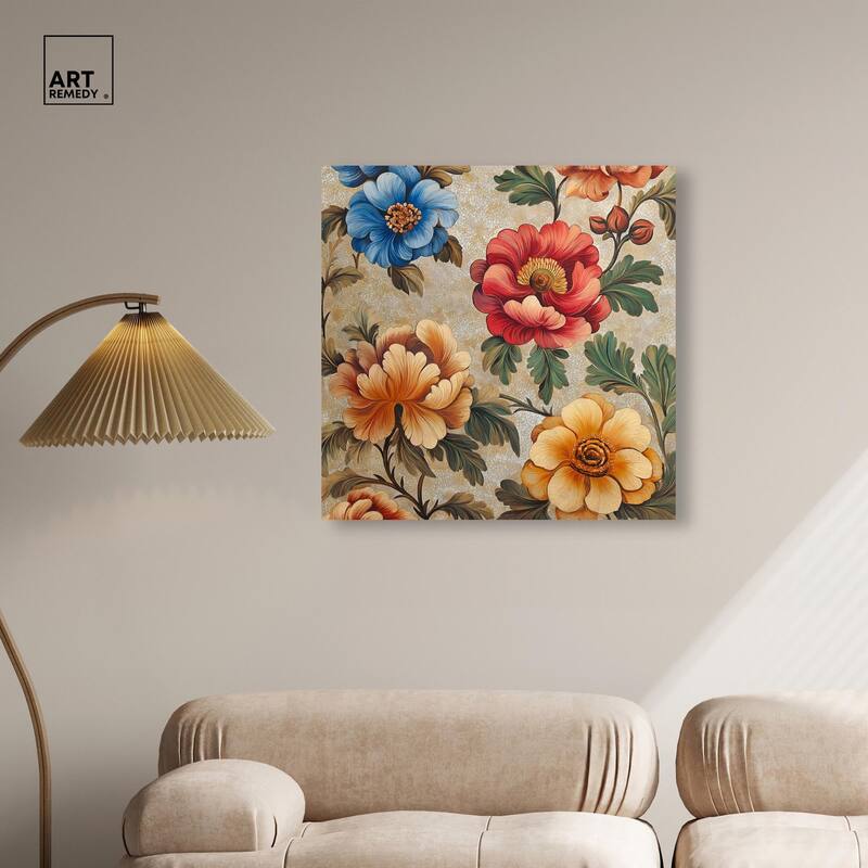 Golden Gardenia I Canvas by Art Remedy, Gallery Wrapped