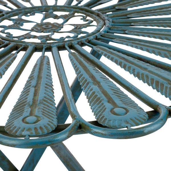 Peacock top bistro set