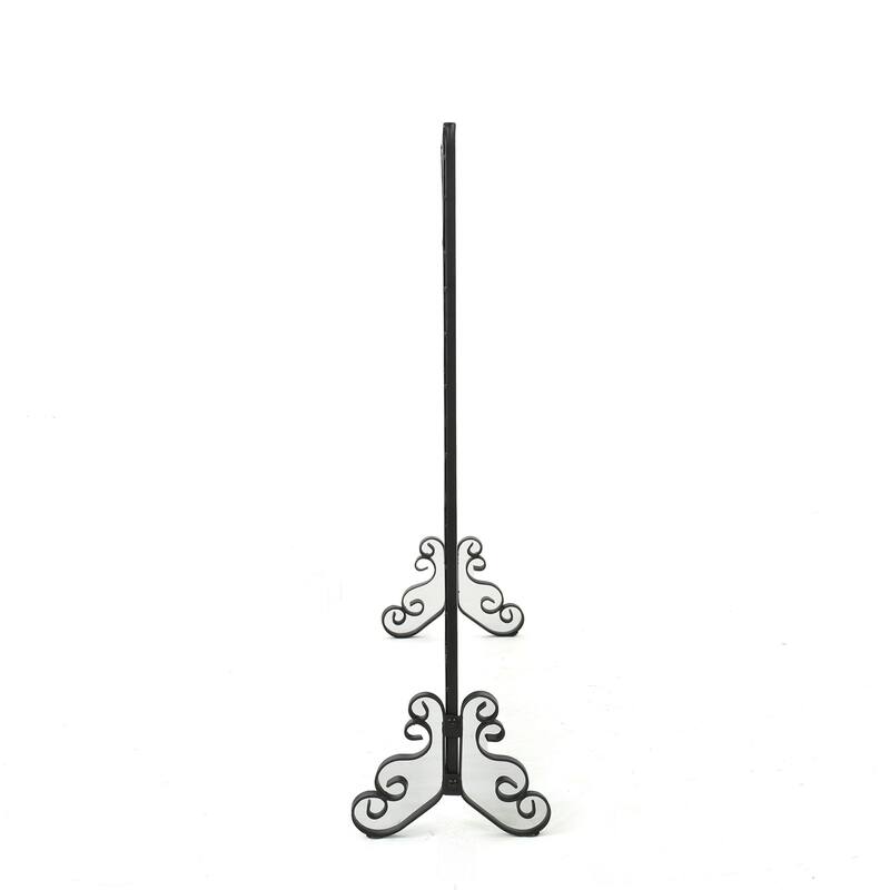 Fireplace Screen, Classic Diamond Shape with Mesh, 41x32 Black Finish