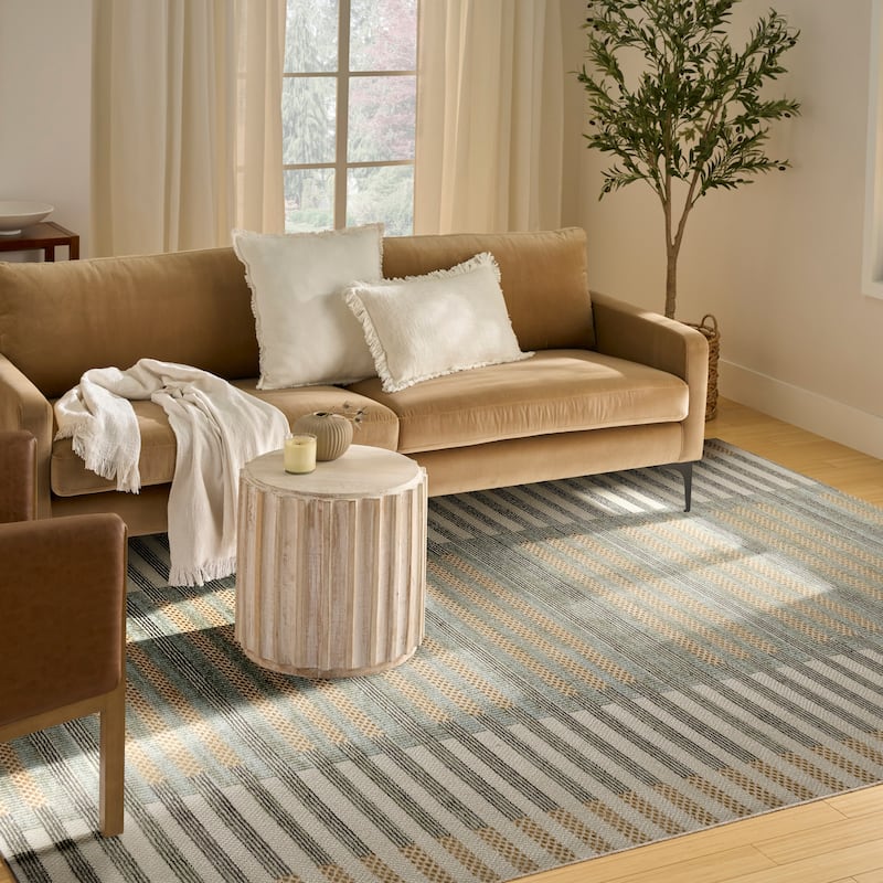 Nourison Nordic Indoor only Geometric Area Rug