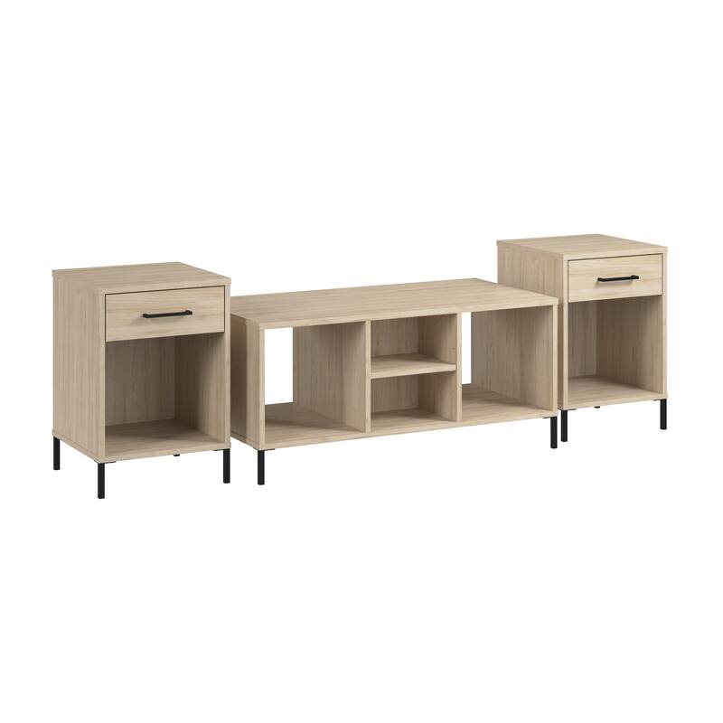 Bush Furniture Essence Living Room Coffee Table with End Tables
