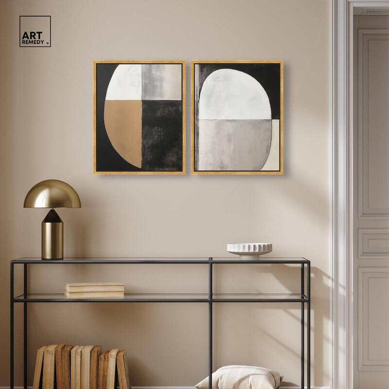 Tonal Rhythm Canvas Set of 2 by Art Remedy