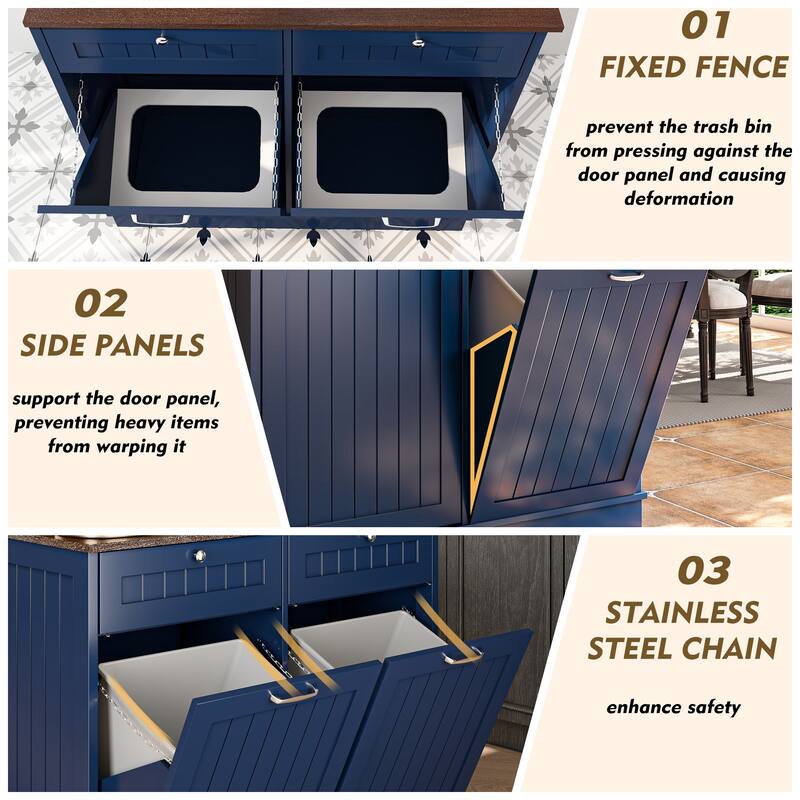 Simple Kitchen Cabinet Dining Cabinet with Drawers, Buffet Cabinet Sideboard Accent Cabinet Base Cabinet