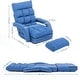 preview thumbnail 3 of 16, Adjustable 6-Position Floor Chair Folding Lazy Gaming Sofa