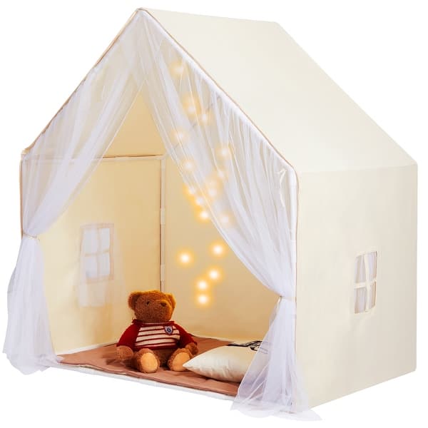 slide 2 of 7, VEVOR Kids Play Tent, Kids Tent for Kids 1-5 Years Old,for Indoor and Outdoor - 52*35*60 inch Play Tents