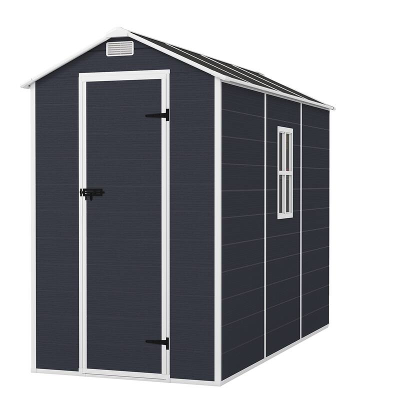 Outdoor Resin Storage Shed, High-Quality PP Material Shed