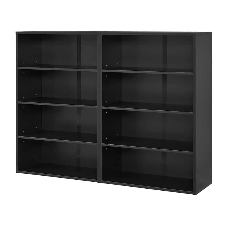 Storage Cabinet, Bookcase, Adjustable Shelf 8-layer Storage, Display Bookshelf, Home, Office