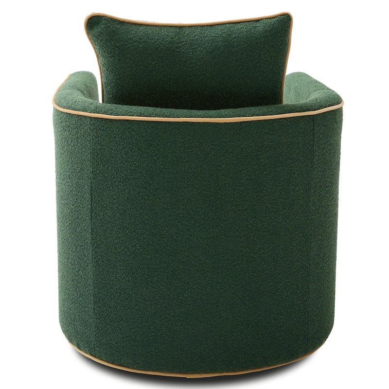 Christopher Knight Home - Averly Modern Upholstered Swivel Accent Chair with Curved Arms