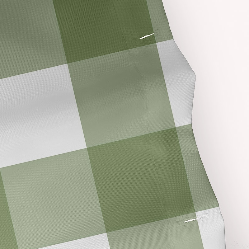 Gingham Plaid Shower Curtain