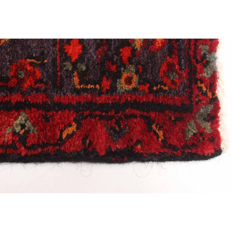 ECARPETGALLERY Hand-knotted Andelz Red Wool Rug - 4'2 x 6'11