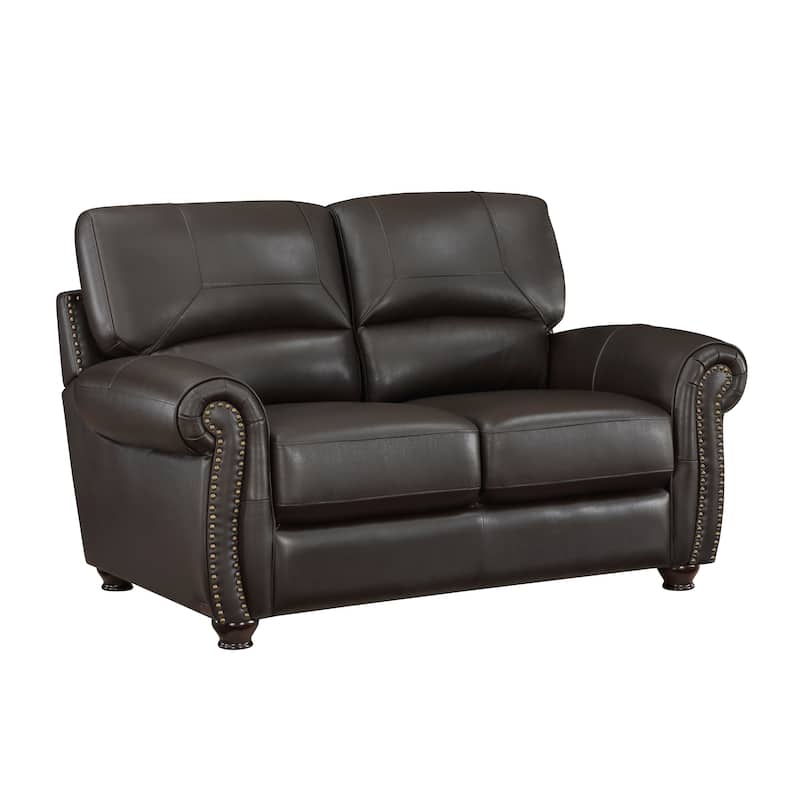 Ionia 2-Piece Leather Match Living Room Sofa Set