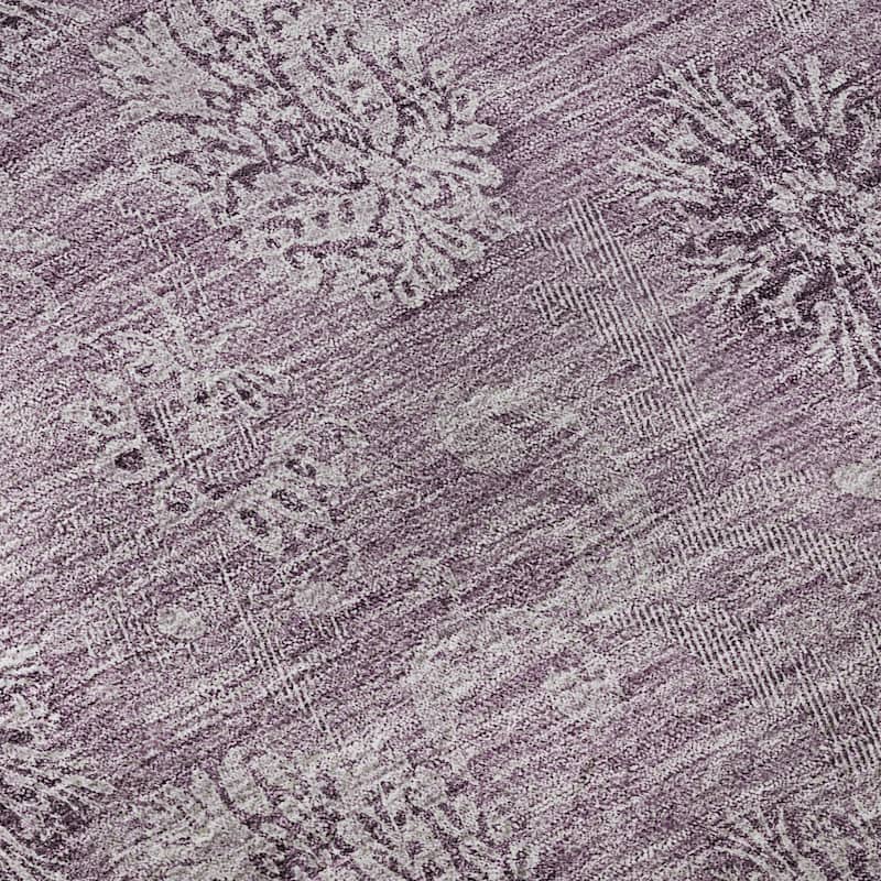 Premium Washable Super Soft Floral Imprints Mayfield Rug
