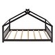 preview thumbnail 6 of 6, Solid Wood Full Size House Bed Wood Bed Kids Bed