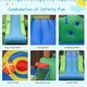 preview thumbnail 6 of 6, Kids Inflatable Jungle Bounce House Castle with Blower - Multi - 12.5" x 11.5" x 7.5" (L x W x H)