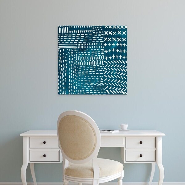 Easy Art Prints Chariklia Zarris's 'Sashiko Stitches IV' Premium Canvas Art