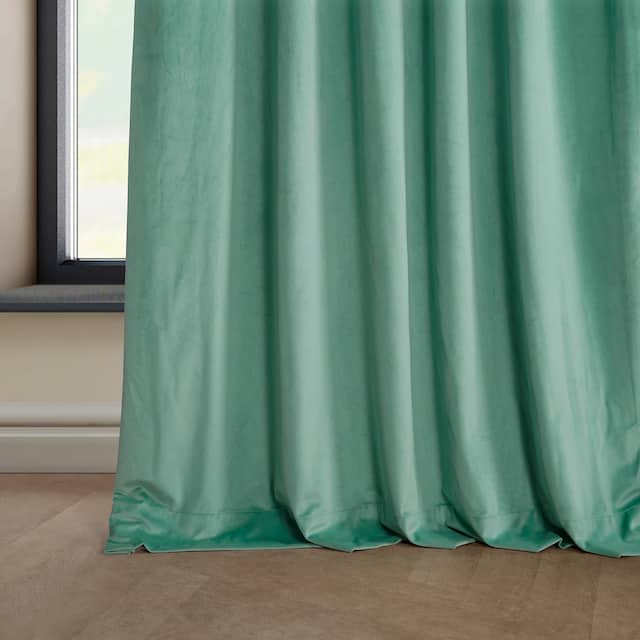 Exclusive Fabrics Heritage Plush Velvet Curtain (1 Panel)