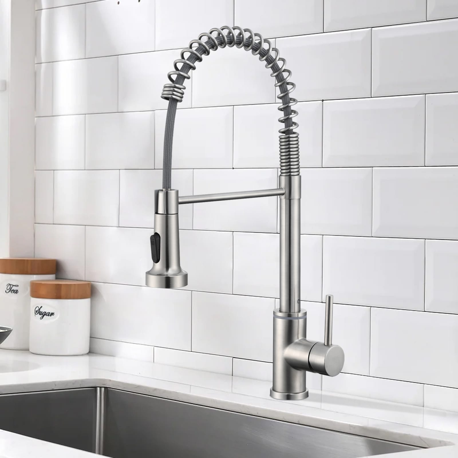 Single Handle Pull Down Sprayer Kitchen Faucet Single Handle with