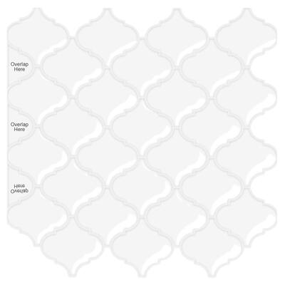 12 in. x 12 in. Peel and Stick Vinyl Wall Tile Backsplash for Kitchen Bedroom Bathroom (10-pack)