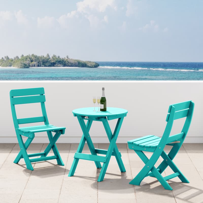 Laguna 3-Piece Folding Dining Set
